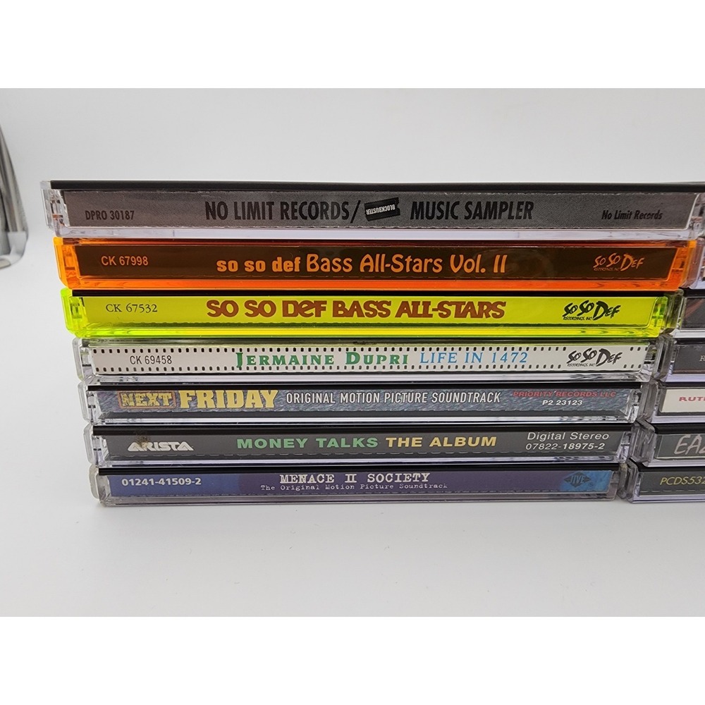 1990s Hip Hop Rap CD Lot Of 14 Bone Thugs Eazy E Jay Z No Limit So So Def - Picture 2 of 9